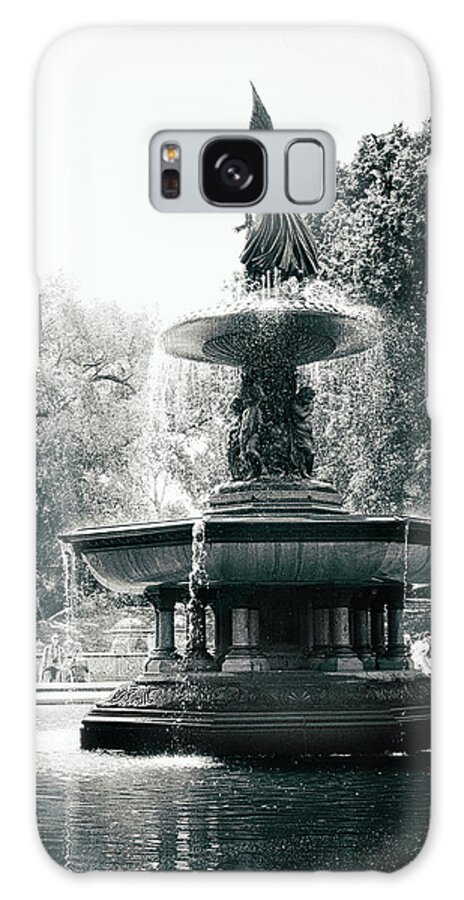 Bethesda Fountain Galaxy Case featuring the photograph Bethesda Fountain by Jessica Jenney
