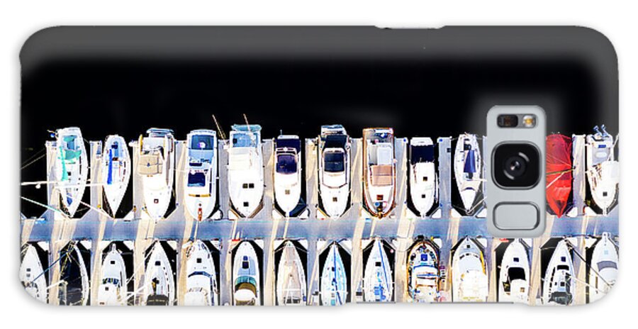 Steve Bunch Galaxy Case featuring the photograph Boats in Redondo Beach Harbor #1 by Steve Bunch