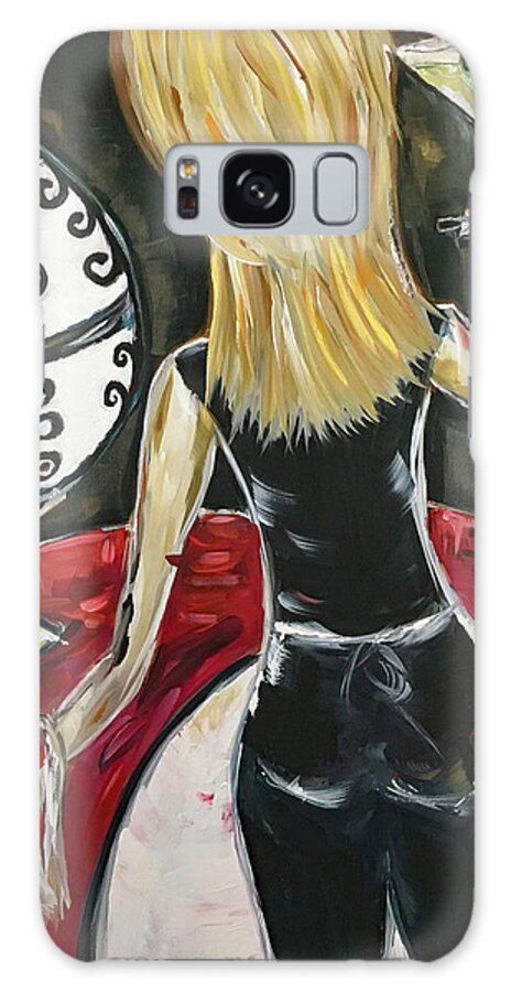 Bartender Galaxy Case featuring the painting Bottoms Up featuring Roxy Rich #1 by Roxy Rich