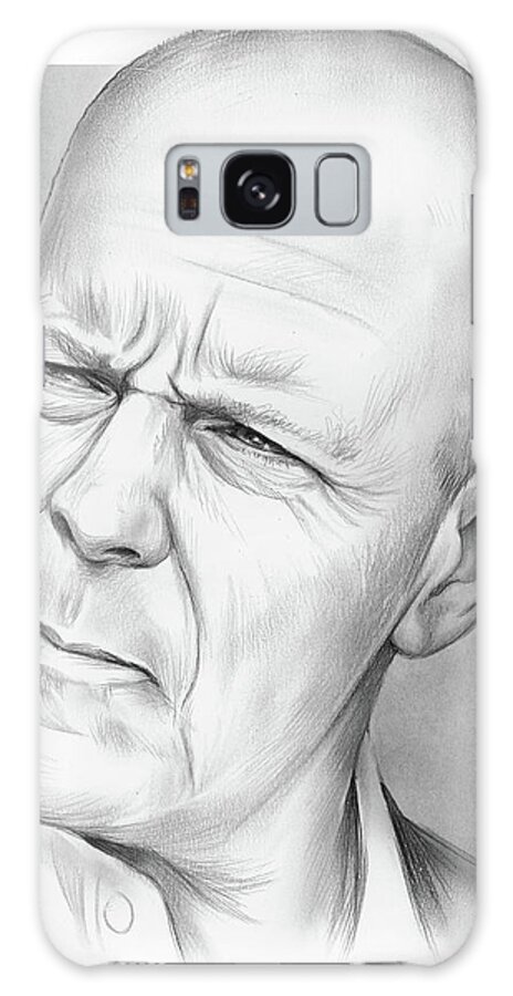 Sketch Of The Day Galaxy Case featuring the drawing Bruce Willis #1 by Greg Joens
