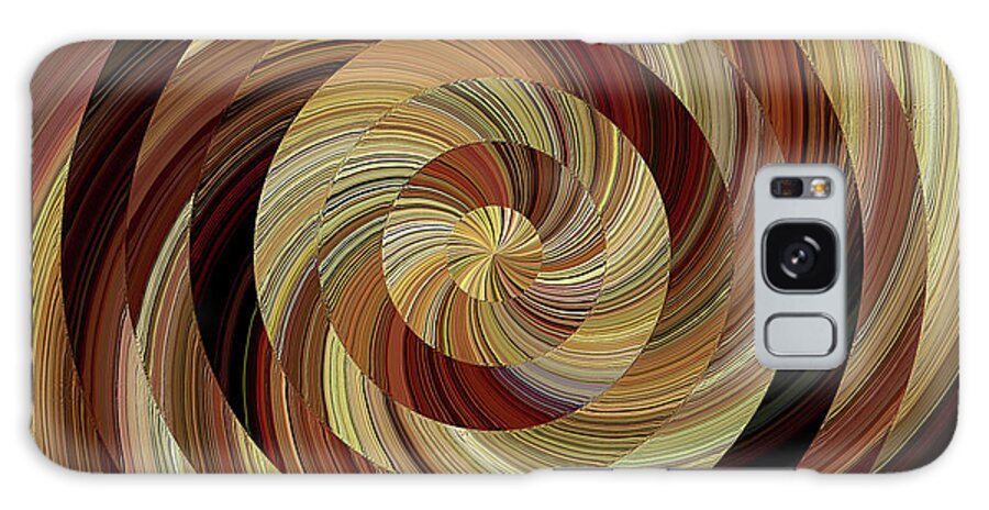 Cinnamon Roll Galaxy Case featuring the digital art Cinnamon Roll #1 by David Manlove