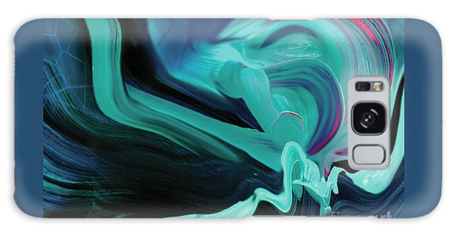 Abstract Galaxy Case featuring the digital art Creativity #1 by Jacqueline Shuler