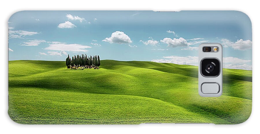 Scenics Galaxy Case featuring the photograph Cypresses #1 by Bruno Ehrs