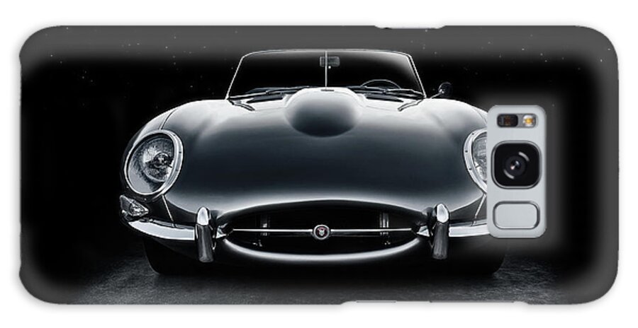 Jaguar Galaxy Case featuring the digital art Jaguar E Type by Douglas Pittman