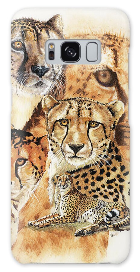 Animals Galaxy Case featuring the painting Expeditious #1 by Barbara Keith