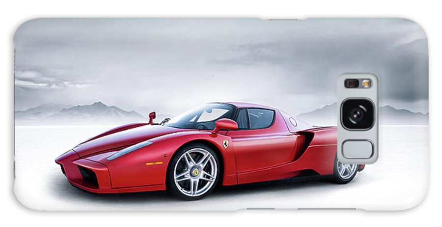 Ferrari Galaxy Case featuring the digital art Ferrari Enzo #1 by Douglas Pittman