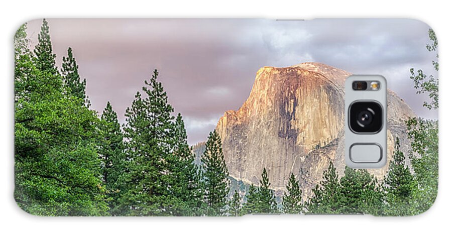 Half Dome After Sunset Galaxy Case featuring the photograph Half Dome After Sunset #1 by Joseph S Giacalone