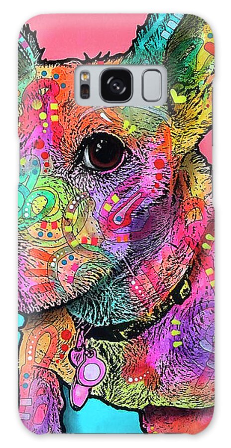 Jack Galaxy Case featuring the mixed media Jack #1 by Dean Russo