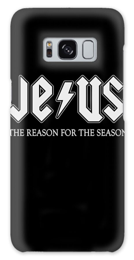 Christmas Galaxy Case featuring the digital art Jesus is the Reason For Season #1 by Flippin Sweet Gear