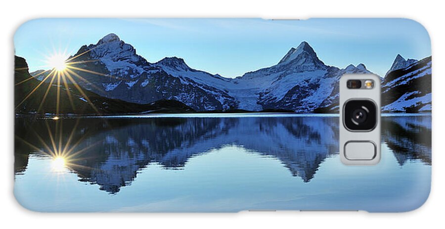 Scenics Galaxy Case featuring the photograph Lake Bachalpsee #1 by Raimund Linke