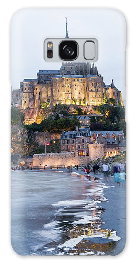 Mont Saint-michel Galaxy Case featuring the photograph Le Mont Saint Michel, Normandy, France #1 by John Harper