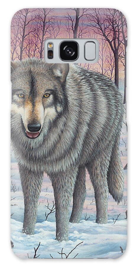 Lone Wolf Galaxy Case featuring the photograph Lone Wolf #1 by Robert Wavra