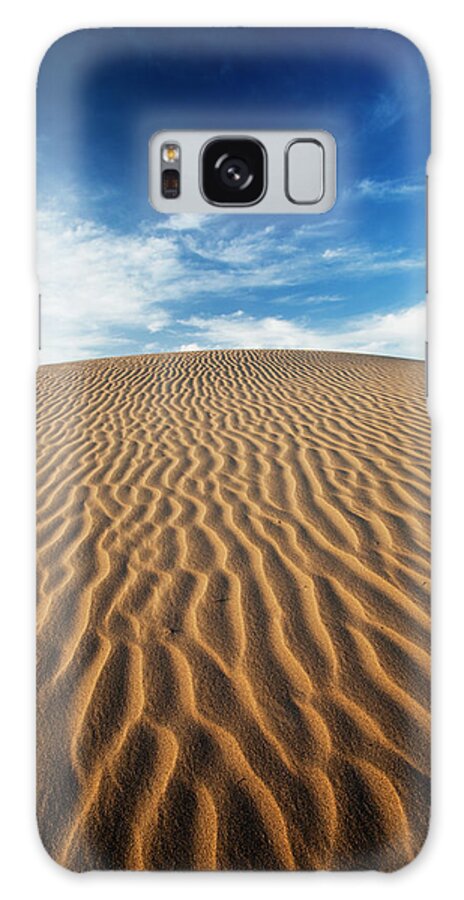 Scenics Galaxy Case featuring the photograph Mesquite Flat Sand Dunes #1 by Walter Bibikow