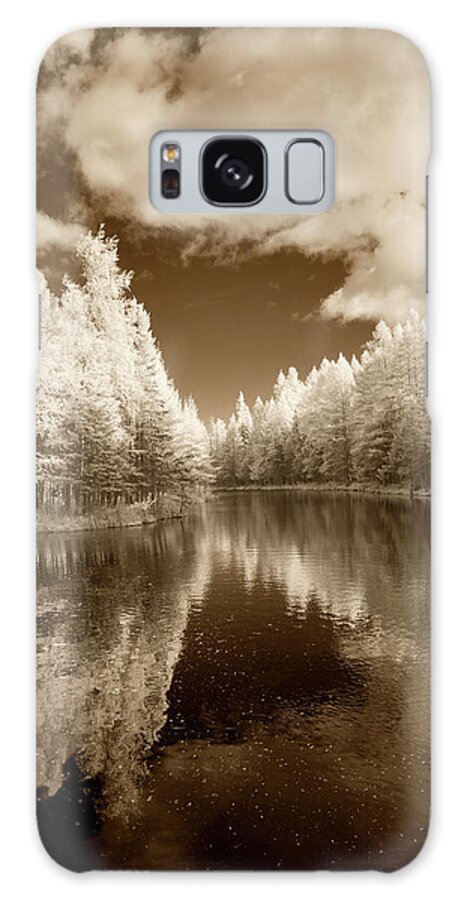 Mirror Of Heaven Galaxy Case featuring the photograph Mirror Of Heaven, Palms Book State Park, Michigan '12 - Ir #1 by Monte Nagler