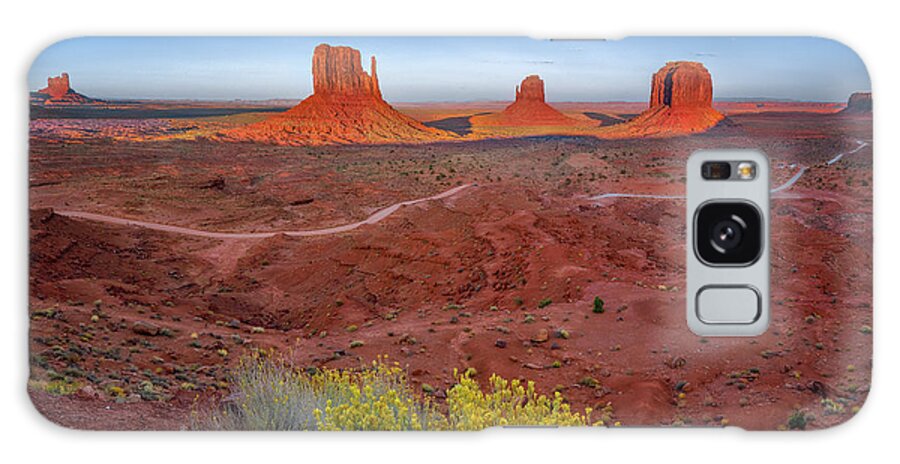 Monument Valley Galaxy Case featuring the photograph Monument Valley #1 by Jonathan Ross