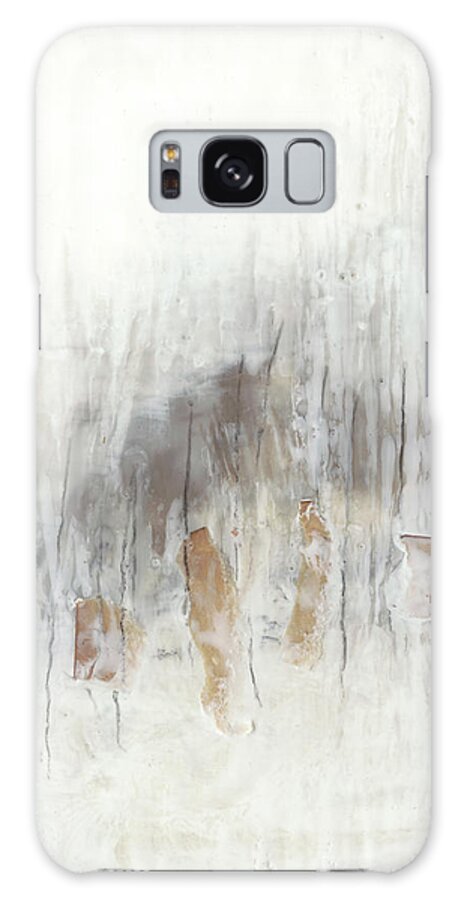 Abstract Galaxy Case featuring the painting Neutral Wave II #1 by Jennifer Goldberger