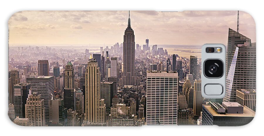 Lower Manhattan Galaxy Case featuring the photograph New York #1 by Aluxum