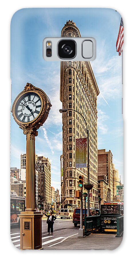 Estock Galaxy Case featuring the digital art New York City, Flatiron District #1 by Antonino Bartuccio