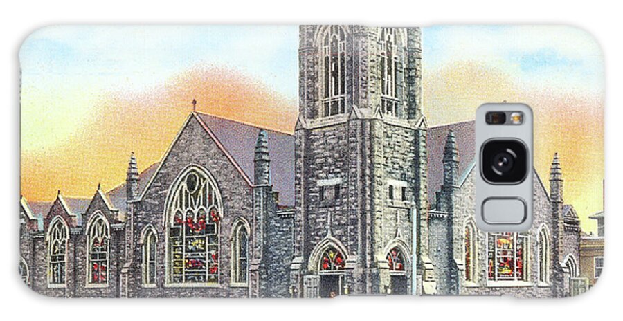 Architecture Galaxy Case featuring the drawing Old City Church #1 by CSA Images