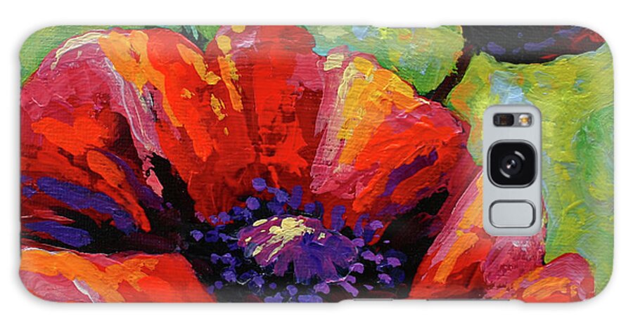 Poppy I Galaxy Case featuring the painting Poppy I #1 by Marion Rose