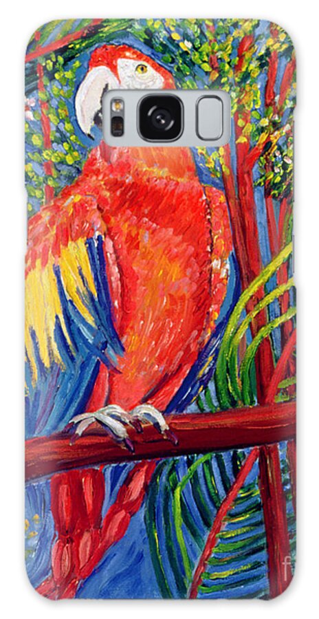 Contemporary Art Galaxy Case featuring the painting Pretty Polly by Patricia Eyre