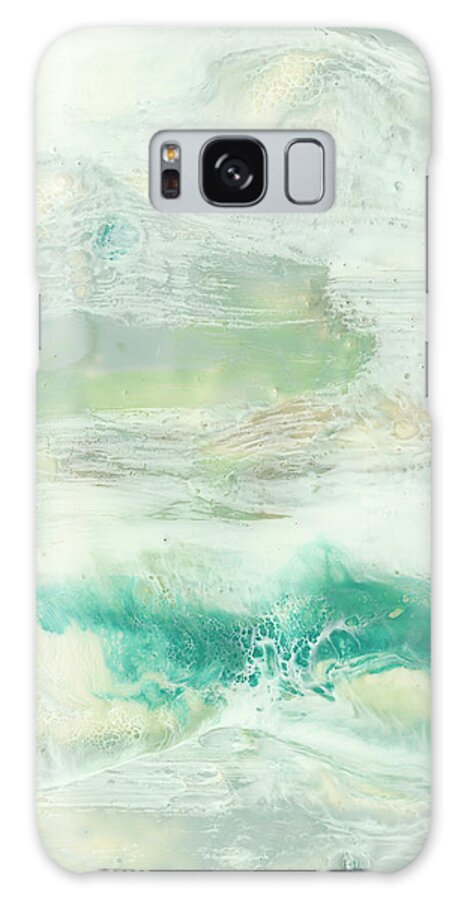 Abstract Galaxy Case featuring the painting Serene Seafoam I #1 by Jennifer Goldberger