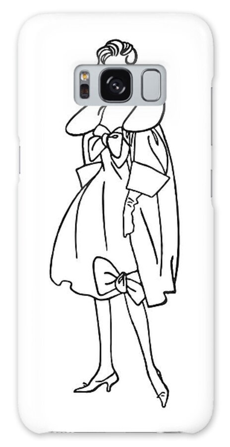 Adult Galaxy Case featuring the drawing Stylized Fashionable Outfit #1 by CSA Images