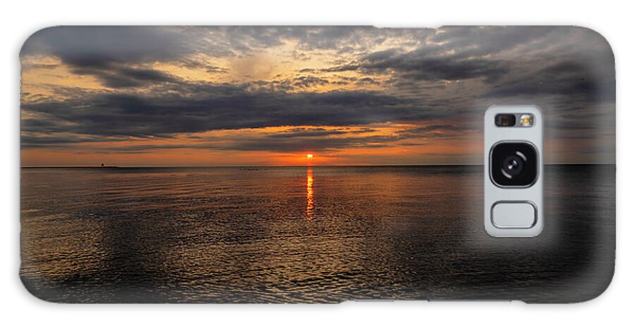 Sunset Galaxy Case featuring the photograph Sunset at Lake Superior #1 by Sandra J's