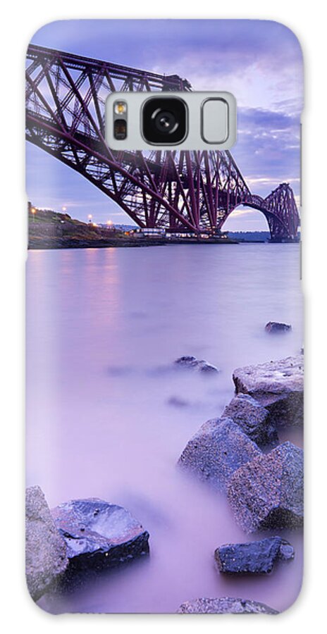 Water's Edge Galaxy Case featuring the photograph The Forth Rail Bridge Near Edinburgh #1 by Sara winter