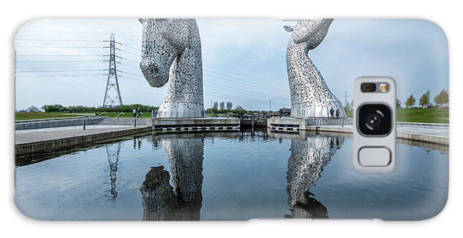 Kelpies Galaxy Case featuring the photograph The Kelpies #1 by Svetlana Sewell