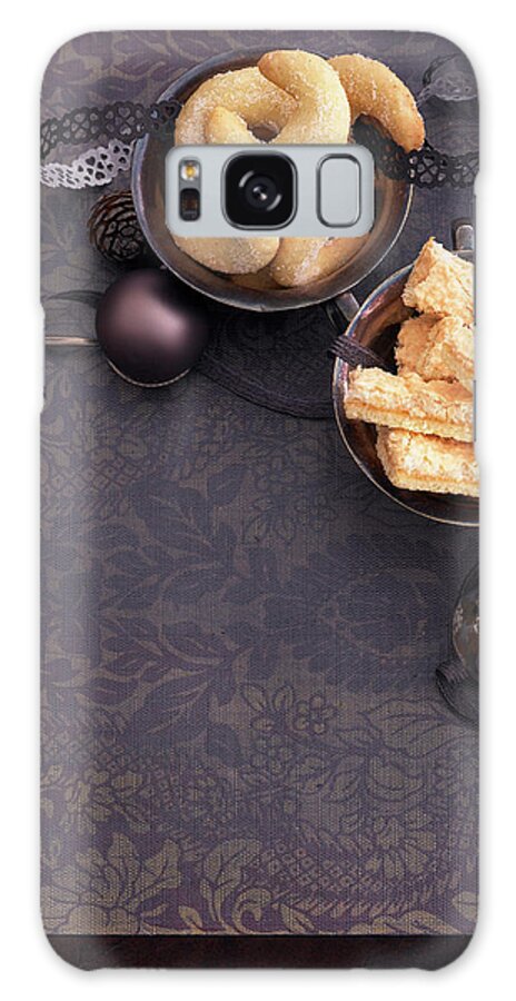 Ip_10213210 Galaxy Case featuring the photograph Vanilla And Coconut Slices In Bowls #1 by Jalag / Julia Hoersch
