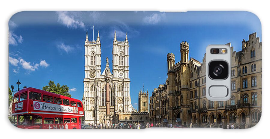 Estock Galaxy Case featuring the digital art Westminster Abbey, London #1 by Alessandro Saffo
