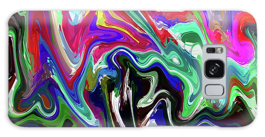 Walter Paul Bebirian Galaxy S8 Case featuring the digital art 10-1-2008abcdefghijkl by Walter Paul Bebirian
