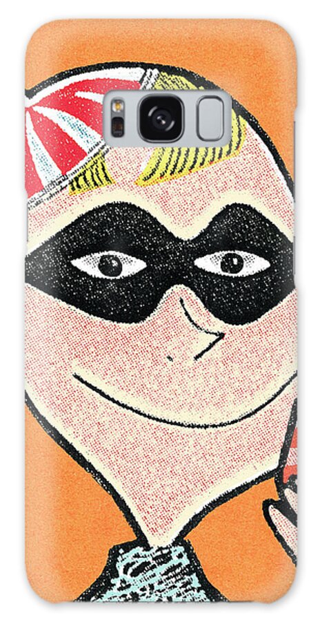 Campy Galaxy Case featuring the drawing Boy #10 by CSA Images