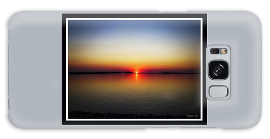 Sunset Galaxy S8 Case featuring the photograph 100818-74 by Mike Davis