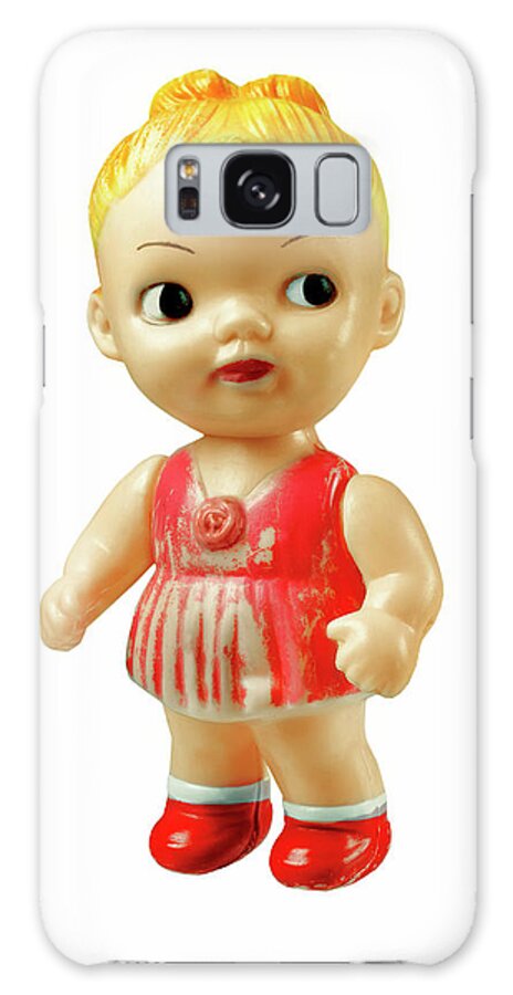 Blond Galaxy Case featuring the drawing Plastic Baby Doll #11 by CSA Images