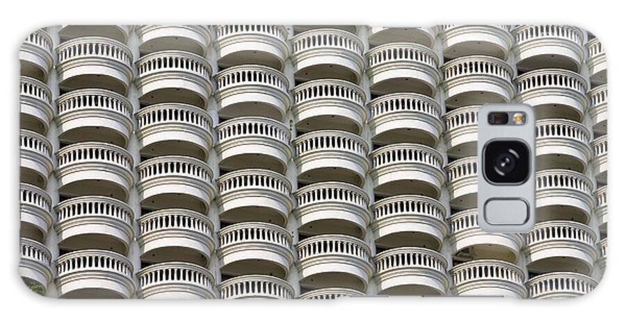 Balconies Of A Bangkok Apartment Block Galaxy Case featuring the photograph 1161-2773 by Robert Harding Picture Library