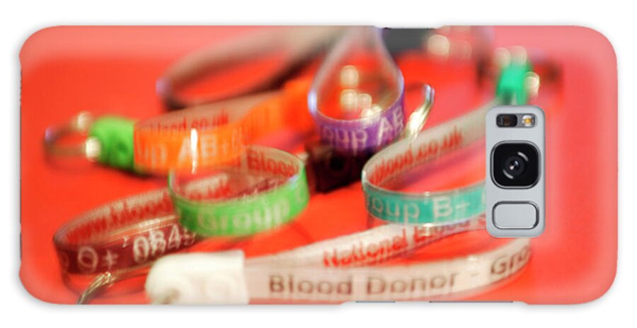 Blood Donor Galaxy Case featuring the photograph Blood Donation #12 by Michael Donne/science Photo Library