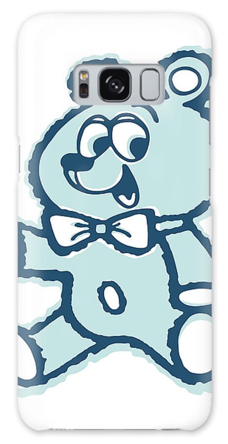 Animal Galaxy Case featuring the drawing Teddy Bear #12 by CSA Images