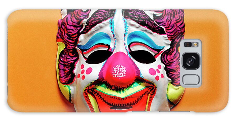 Accessories Galaxy Case featuring the drawing Clown Mask #13 by CSA Images