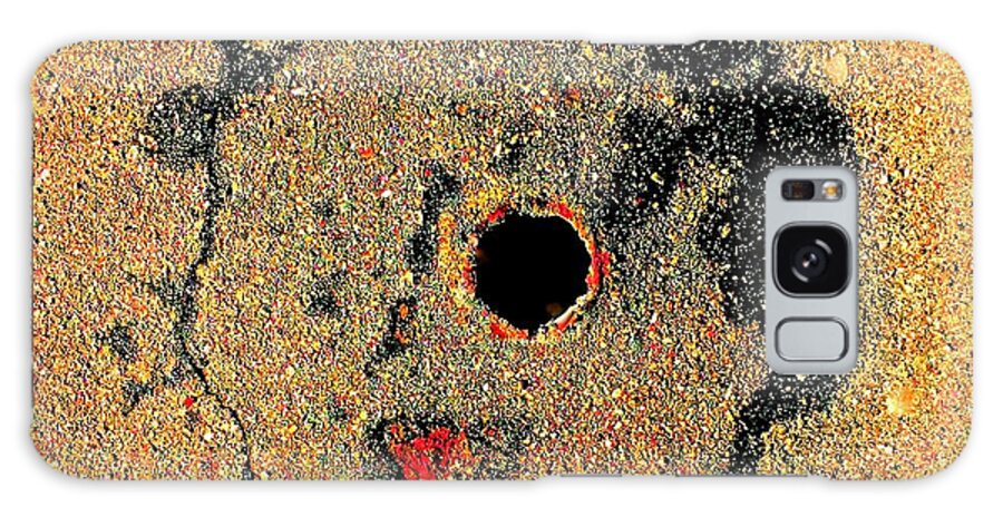 Abstract Photograph Galaxy Case featuring the mixed media 137 Another Black Hole  faa by Michael Bobay