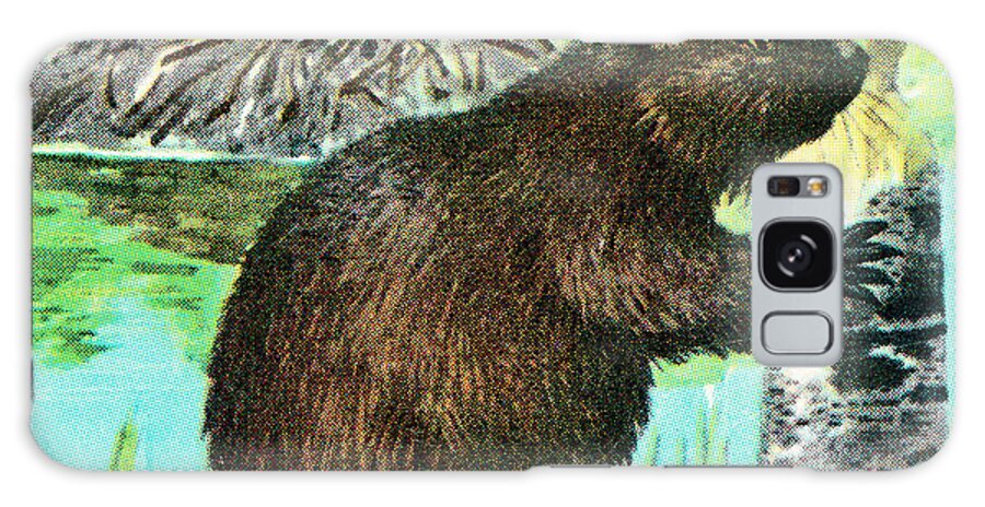 Animal Galaxy Case featuring the drawing Beaver #17 by CSA Images