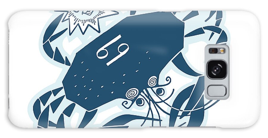 Astrology Galaxy Case featuring the drawing Cancer #19 by CSA Images