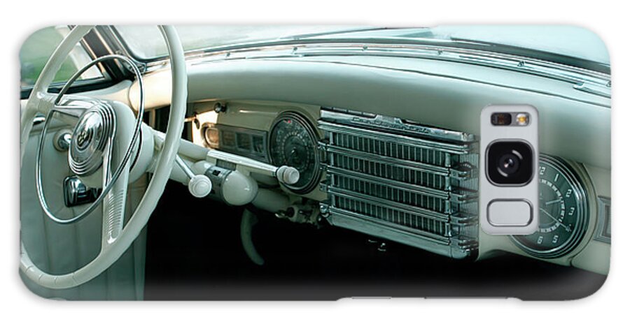 Vintage Galaxy Case featuring the photograph 1940s Lincoln Continental dashboard by Lucie Collins