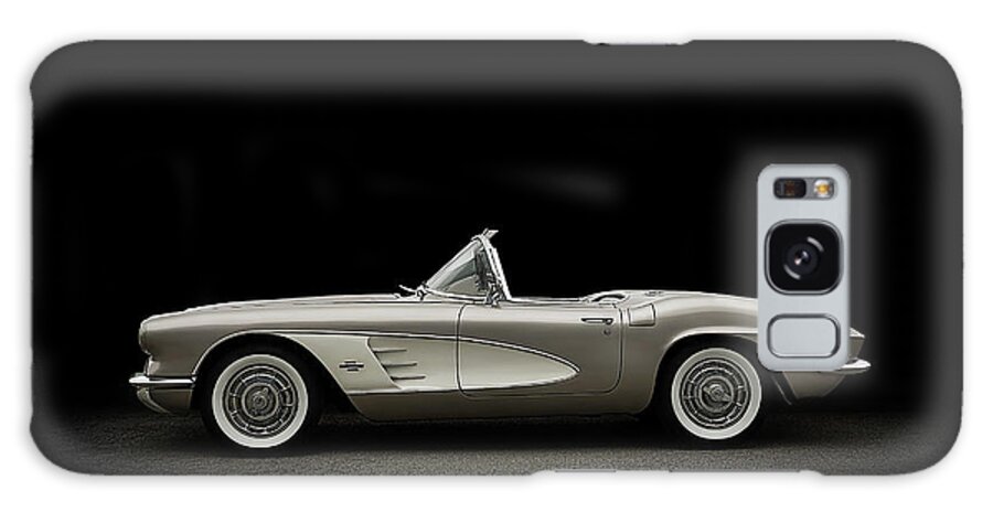 Corvette Galaxy Case featuring the digital art 1961 Corvette by Douglas Pittman