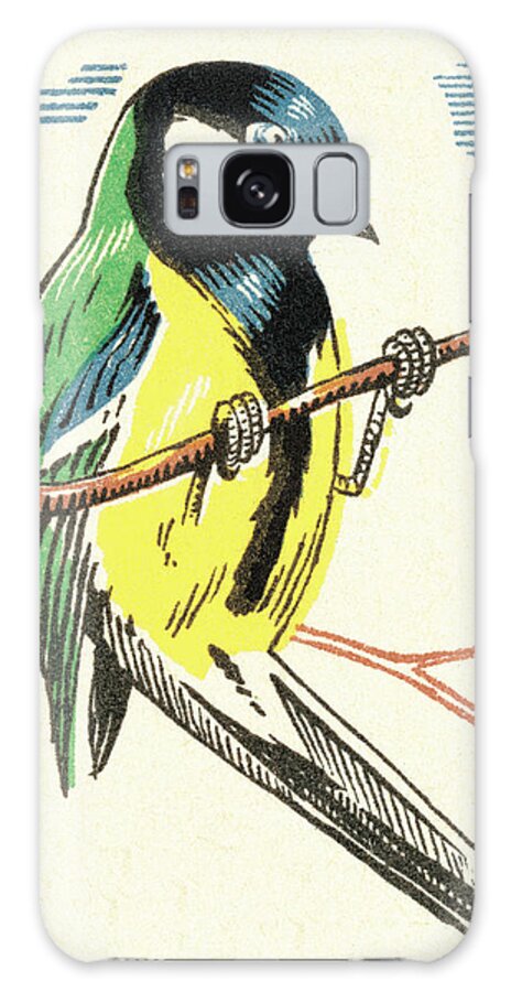 Animal Galaxy Case featuring the drawing Bird #2 by CSA Images