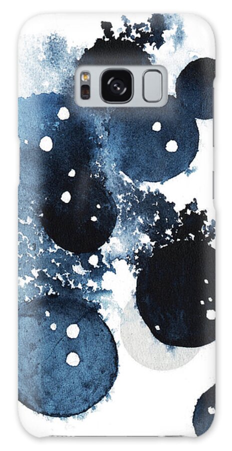 Abstract Galaxy Case featuring the painting Blue Galaxy II #2 by Grace Popp