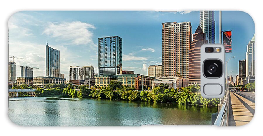Estock Galaxy Case featuring the digital art Downtown Skyline, Austin, Texas #2 by Milton Photography