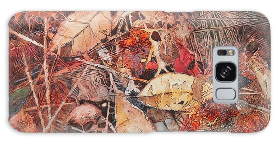 Fall Galaxy Case featuring the painting Fallen #2 by Elizabeth Carr