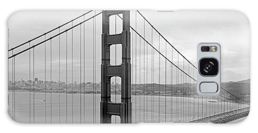 Panoramic Galaxy Case featuring the photograph Golden Gate Bridge, San Francisco #2 by Murat Taner